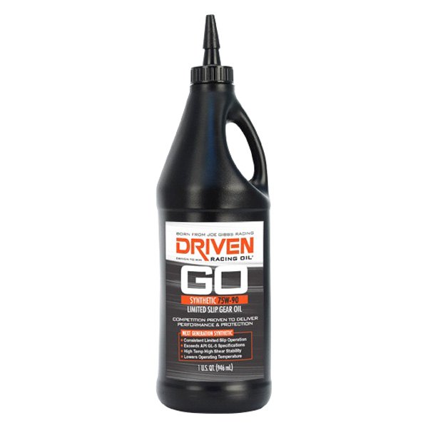 Driven Racing Oil® - GO™ SAE 75W-90 Synthetic Limited Slip Gear Oil