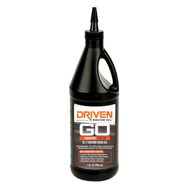 Driven Racing Oil® - GO™ SAE 75W-90 Synthetic API GL-5 Racing Gear Oil