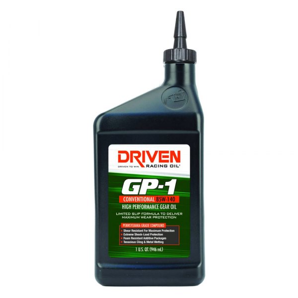 Driven Racing Oil® - GP-1™ SAE 85W-140 Conventional Gear Oil