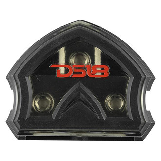 DS18® - Nickel Plated 3-Position Power & Ground Distribution Block (1 x 0/1 AWG In, 3 x 0/1 AWG Out)