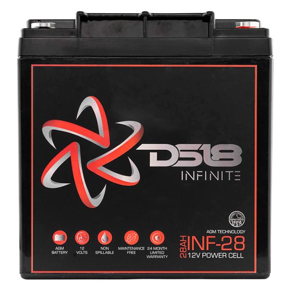 DS18® - Infinite™ 1000 W 28 Ah AGM Audio Power Battery