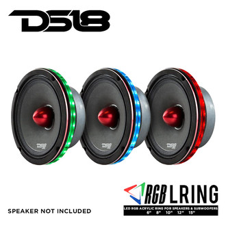 DS18® - Vision 6.5" Speaker and Subwoofers RGB LED Ring