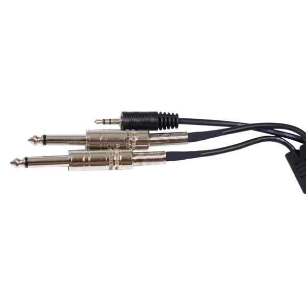 DS18® - 3' AUX 3.5" MP3 to Dual 1/4" Cable