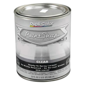 Dupli-Color® - Paint Shop™ 1 qt Gloss Clear Coat Spray-On Automotive Lacquer Finish
