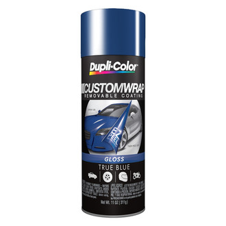 Dupli-Color® - 11 fl. oz. Gloss True Blue Custom Wrap Aerosol Removable Coating