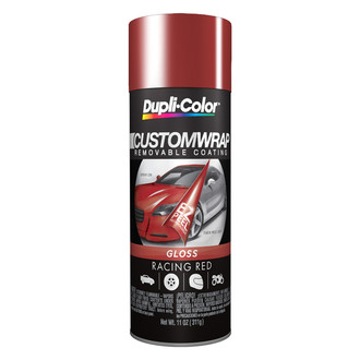 Dupli-Color® - 11 fl. oz. Gloss Racing Red Custom Wrap Aerosol Removable Coating