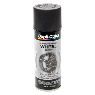 Dupli-Color® - 11 fl. oz. Satin Black High Performance Aerosol Wheel Coating