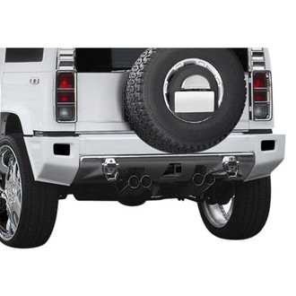 Duraflex® - BR-N Style Fiberglass Rear Add On Bumper Extension (Unpainted)