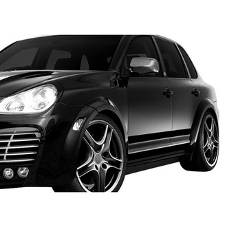 Duraflex® - Eros Style Version 1 Fiberglass Wide Body Side Skirt Rocker Panels (Unpainted)