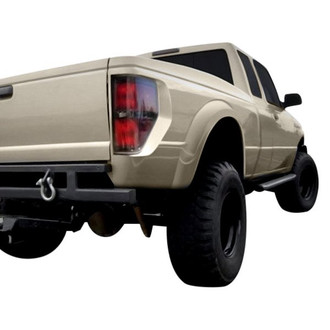 Duraflex® - Bulge Style Fiberglass Rear Fenders (Unpainted)