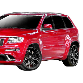 Duraflex® - SRT Style Fiberglass Side Skirt Rocker Panels (Unpainted)