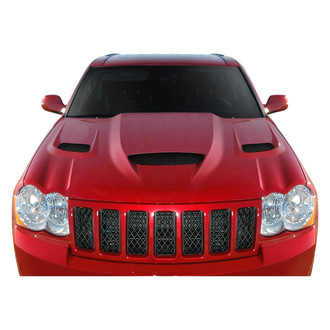 Duraflex® - Hellcat Style Fiberglass Hood (Unpainted)
