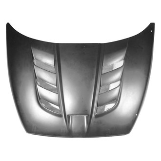Duraflex® - Viper Style Fiberglass Hood (Unpainted)