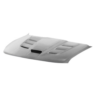 Duraflex® - Viper Style Fiberglass Hood (Unpainted)