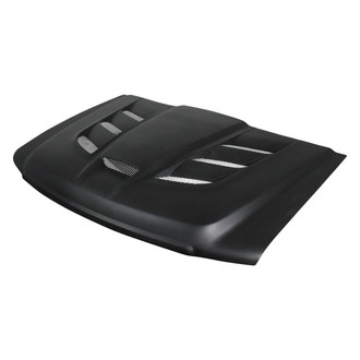 Duraflex® - Viper Style Fiberglass Hood (Unpainted)