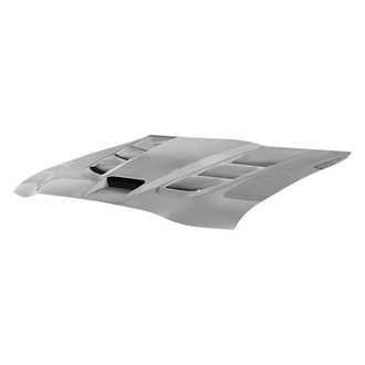 Duraflex® - Viper Style Fiberglass Hood (Unpainted)