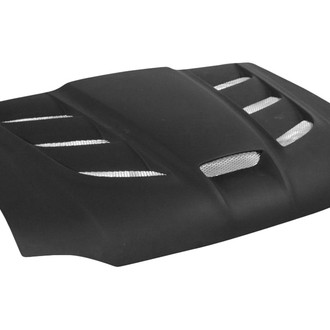 Duraflex® - Viper Style Fiberglass Hood (Unpainted)
