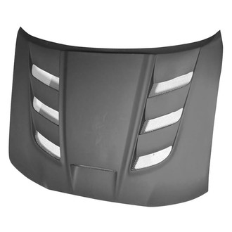 Duraflex® - Viper Style Fiberglass Hood (Unpainted)