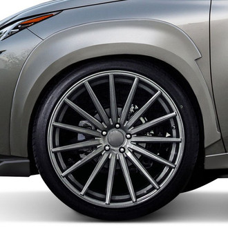 Duraflex® - Addax Style Fiberglass Front and Rear Fender Flares (Unpainted)