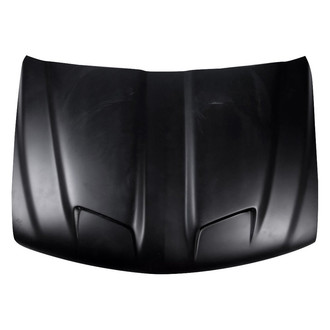 Duraflex® - Dual Ram Air Style Fiberglass Hood (Unpainted)