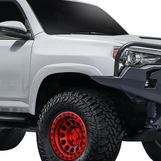 Duraflex® - Bulge Style Fiberglass Front Fenders without Snorkel (Unpainted)