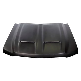Duraflex® - Dual Ram Air Style Fiberglass Hood (Unpainted)