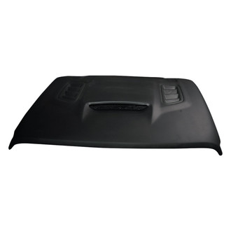Duraflex® - Vortex Style Fiberglass Hood (Unpainted)