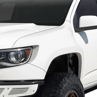 Duraflex® - 4" Buldge Style Fiberglass Front Fenders (Unpainted)