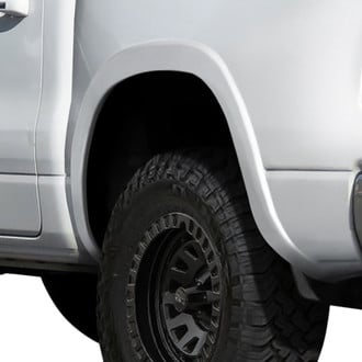 Duraflex® - 4" Bulge Bedside Fiberglass Rear Fenders (Unpainted)