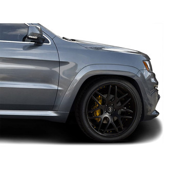 Duraflex® - SRT Look Style Fiberglass Front Fender Flares (Unpainted)