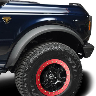 Duraflex® - Bigfoot Style Fiberglass Front Fender Flares (Unpainted)