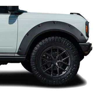 Duraflex® - Extreme Country Style Fiberglass Front Fender Flares (Unpainted)