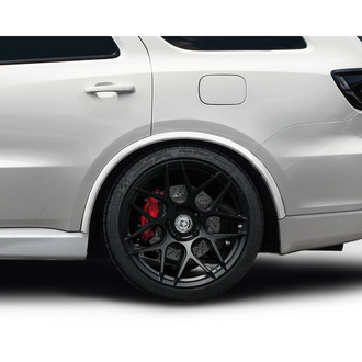 Duraflex® - SRT Look Style Fiberglass Rear Fender Flares (Unpainted)