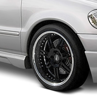 Duraflex® - W-1 Style Fiberglass Front and Rear Fender Flares (Unpainted)
