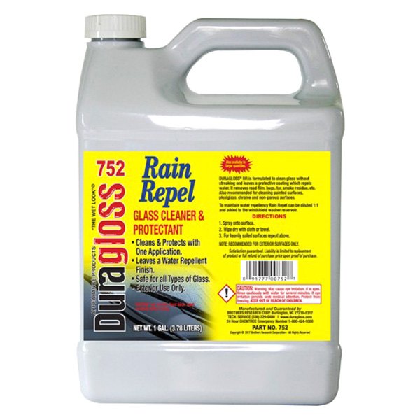 Duragloss® - 1 gal. Refill Rain Repel Glass Cleaner and Protectant