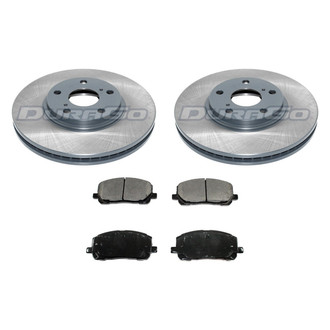 DuraGo® - Plain Front Brake Kit with Ceramic Pads