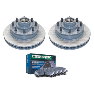 DuraGo® - Plain Front Brake Kit with Ceramic Pads