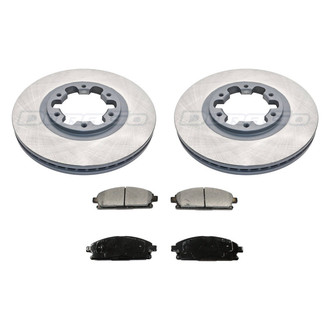 DuraGo® - Plain Front Brake Kit with Ceramic Pads