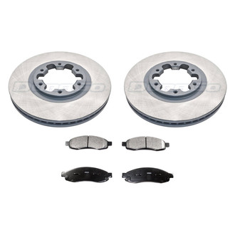 DuraGo® - Plain Front Brake Kit with Ceramic Pads