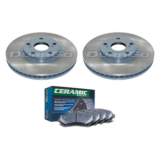 DuraGo® - Plain Front Brake Kit with Ceramic Pads