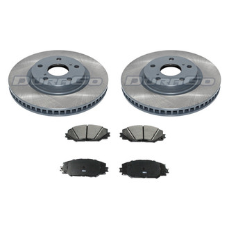 DuraGo® - Plain Front Brake Kit with Ceramic Pads