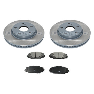 DuraGo® - Plain Front Brake Kit with Ceramic Pads