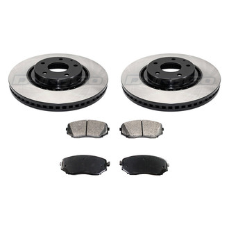 DuraGo® - Plain Front Brake Kit with Ceramic Pads