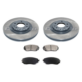 DuraGo® - Plain Front Brake Kit with Ceramic Pads