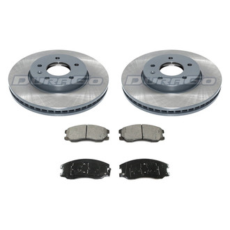 DuraGo® - Plain Front Brake Kit with Ceramic Pads