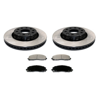 DuraGo® - Plain Front Brake Kit with Ceramic Pads