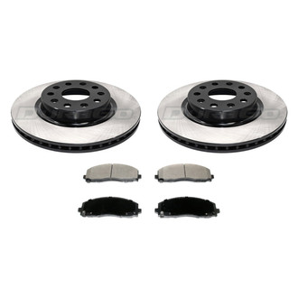 DuraGo® - Plain Front Brake Kit with Ceramic Pads