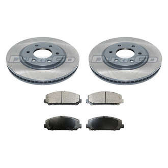 DuraGo® - Plain Front Brake Kit with Ceramic Pads