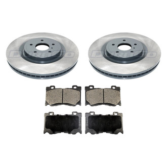 DuraGo® - Plain Front Brake Kit with Ceramic Pads