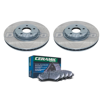 DuraGo® - Plain Front Brake Kit with Ceramic Pads